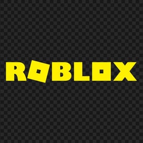 Yellow Roblox Logo HD PNG