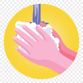 Hand Washing Soap Water Hygien Clipart Vector Icon