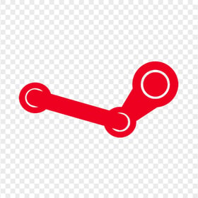 Steam Red Icon Sign Logo PNG