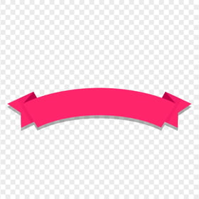 Pink Graphic Ribbon Banner Transparent Background