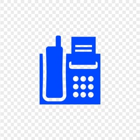 HD Blue Home Phone Icon Transparent PNG