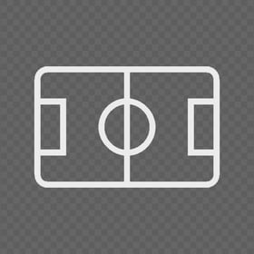 Gray Pitch Stadium Outline Icon Transparent PNG