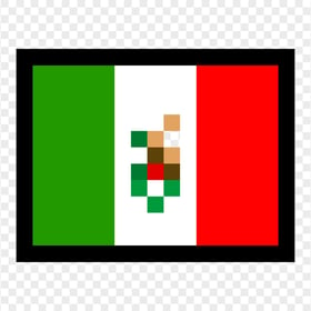 PNG Pixel Art Mexico Flag Icon