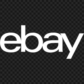 Ebay White Logo Transparent PNG