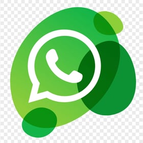 HD Beautiful Bubbles Style Green Whatsapp Icon PNG