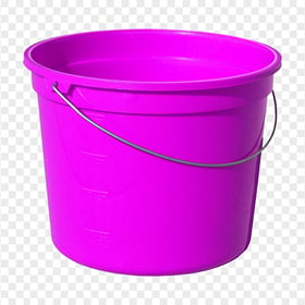 HD Pink Plastic Bucket PNG