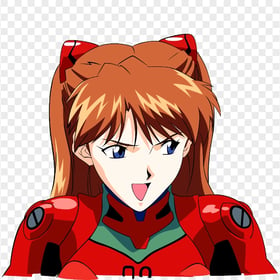 HD Asuka Evangelion Transparent Background