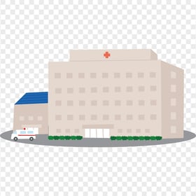 Cartoon Clinic Hospital Healthcare Center Icon
