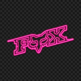 Fox Racing Pink Neon Logo PNG Image