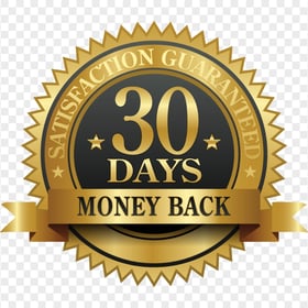 30 Days Money Back Guaranteed Return Badge PNG IMG