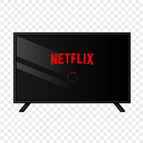Smart Tv Contains Netflix Logo Illustration