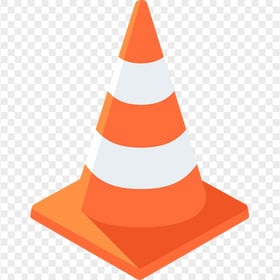 FREE Traffic Cone VLC Vector Icon PNG