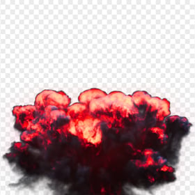 HD Fire Explosion With Black Smoke Transparent PNG