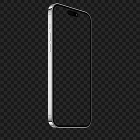 iPhone 14 Pro And Max Silver Mockup Image PNG