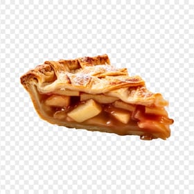 Slice Of Crust Caramel Pear Pie HD Transparent Background