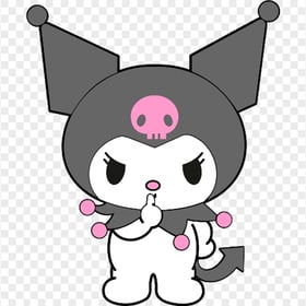 Angry Kuromi Sanrio Character Transparent PNG