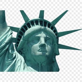 HD Liberty Statue Face Transparent Background