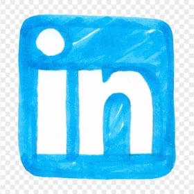 HD Blue Square Linkedin Drawing Icon PNG