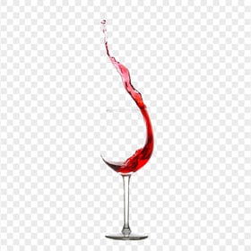 HD Glass Of Red Wine Splash PNG