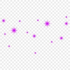 Purple Stars Sparkle Background PNG