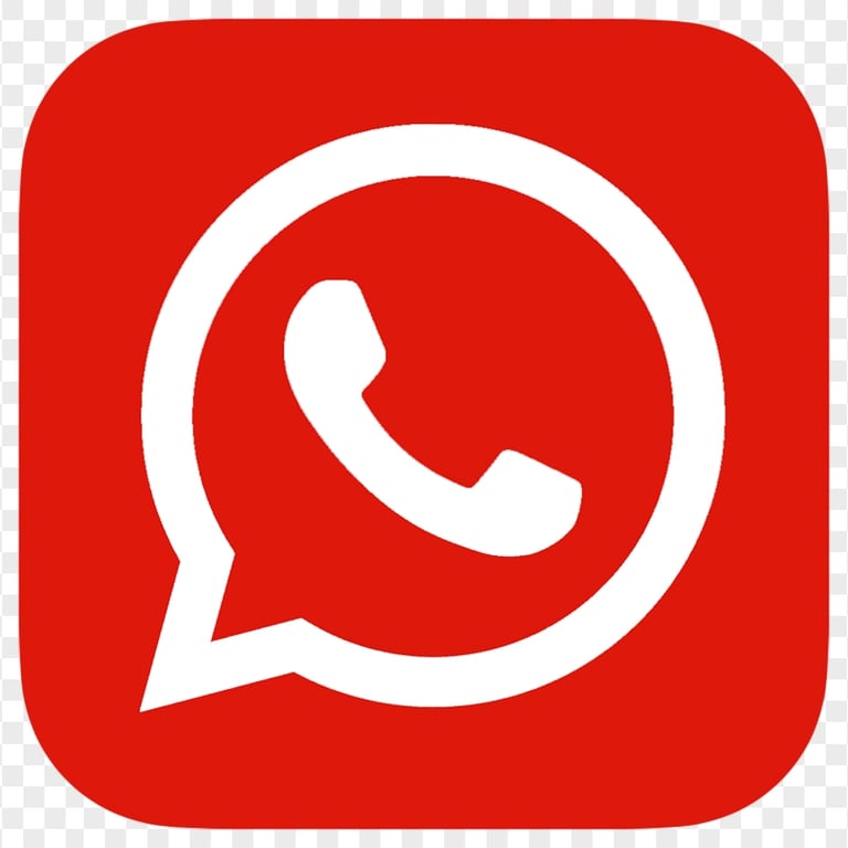 HD Dark Red Whatsapp Wa Whats App Official Logo Icon PNG