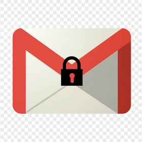 Encrypted Email Gmail Envelope With Lock Icon