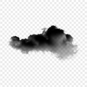 HD Real Black & Grey Cloud Transparent PNG