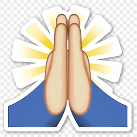 Praying Emoji Two Hands