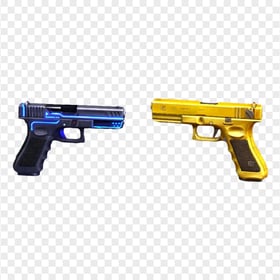 HD G18 Free Fire Gun Skin Transparent PNG