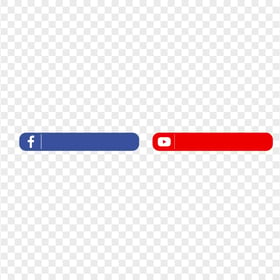 HD Horizontal Facebook & Youtube Lower Thirds PNG