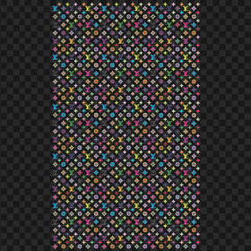 Louis Vuitton Lv Colorful Pattern Seamless PNG Image