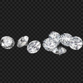 Diamond Gems In Various Sizes PNG Image