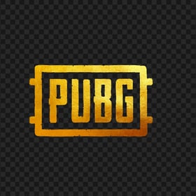 HD PUBG Golden Gold Logo