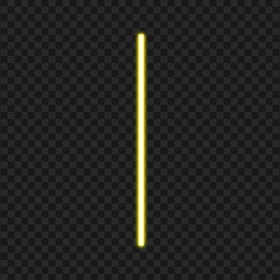 HD Vertical Yellow Neon Line PNG