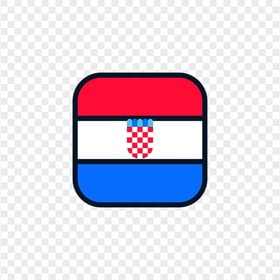 PNG Croatia HR Flag Vector icon