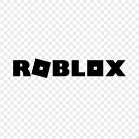 HD Roblox Black Text Logo PNG