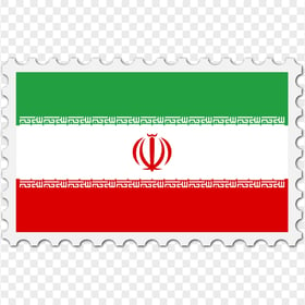 HD Iran Postage Flag PNG