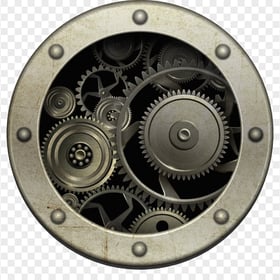 Download HD Metal Mechanical Industrial Gears PNG