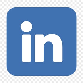 HD Simple Square Blue Linkedin Icon Transparent PNG