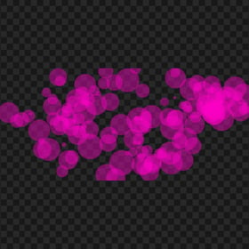 HD Light Pink Bokeh Effect PNG