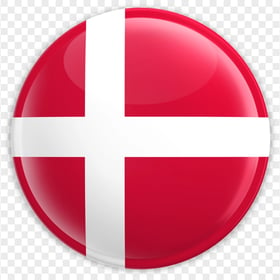 Round Circle Denmark Danish Flag FREE PNG
