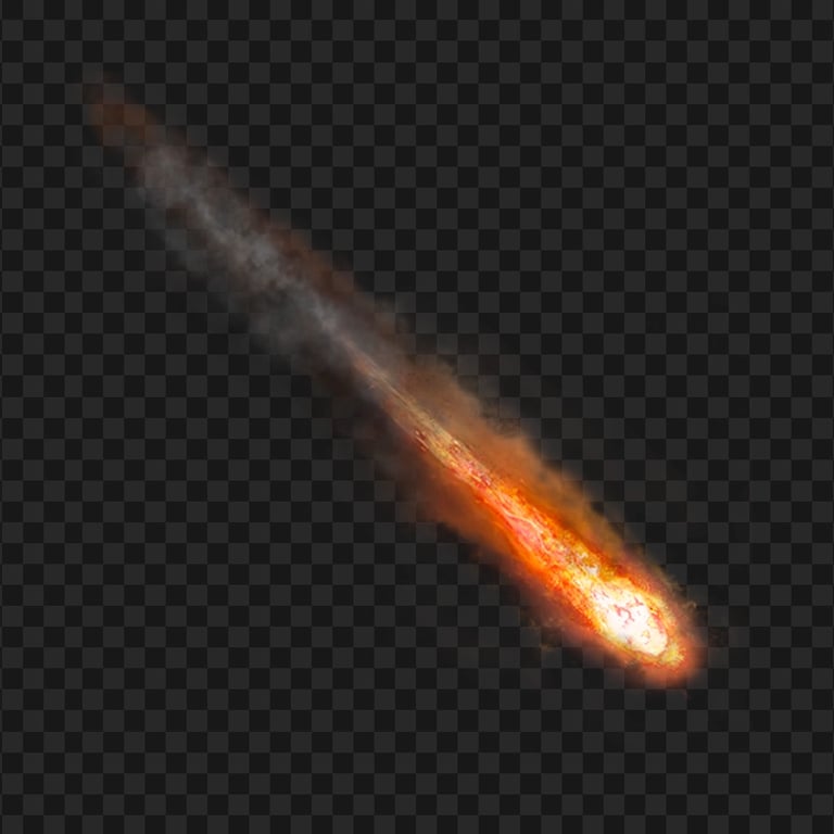 Flying Comet HD Transparent Background
