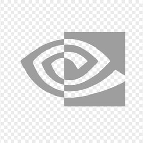 Nvidia Eye Gray Logo Icon PNG