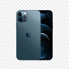 HD Apple Blue iPhone 12 Pro & Pro Max PNG