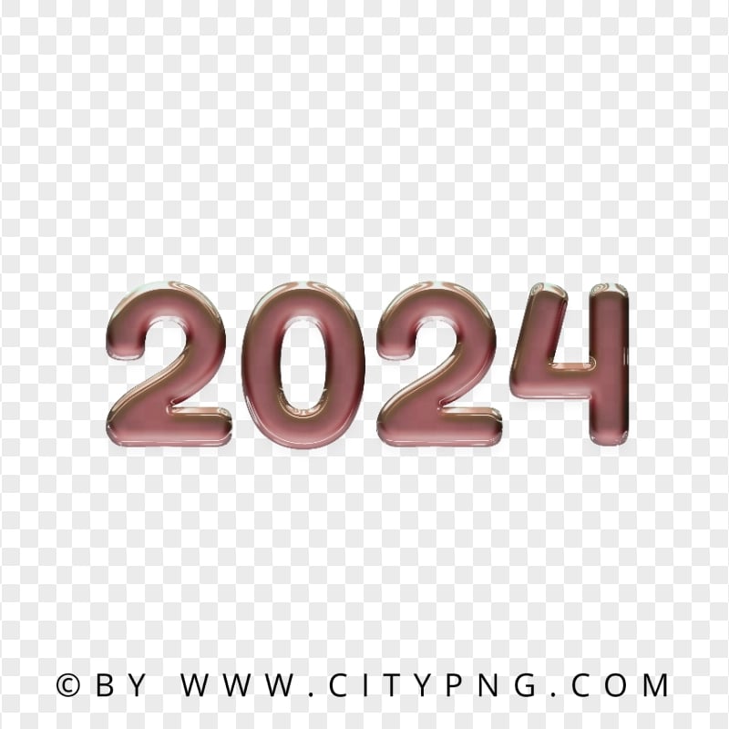 Red To Brown Glossy 2024 Text Image PNG Citypng   Preview