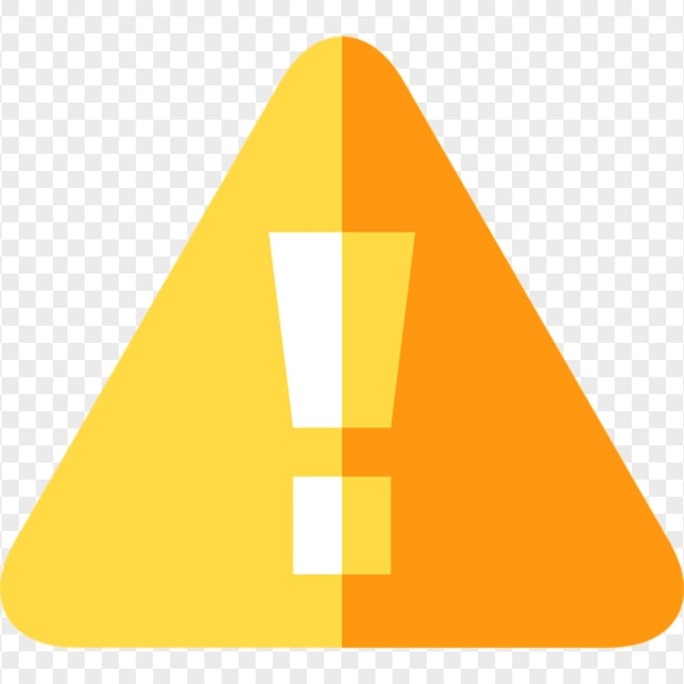 Caution Warning Sign Illustration Yellow Triangle