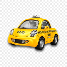 Mini Taxi Car Cab Image PNG