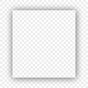 Square Frame With Shadow Effect HD PNG