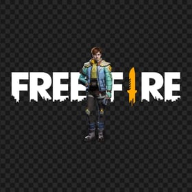 Nairi Character & Free Fire Game Logo PNG