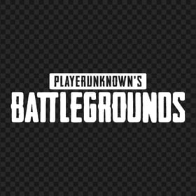 HD Player Unknown Battlegrounds White Logo